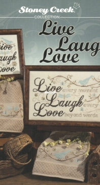 Stoney Creek Collection - Book 475 - Live Laugh Love