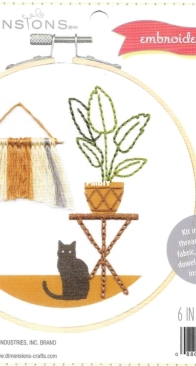 Dimensions Embroidery Kit - 72-76180 - Cat