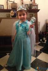 costume déguisement "La reine des neiges"(fait maison)