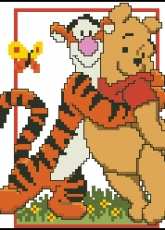 Vervaco 19.044 Pooh Tigger pcs