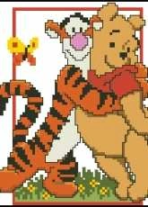 Vervaco 19.044 Pooh Tigger pcs