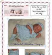 Babydoll Handknit Designs Sailor Romper Set