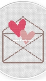 Daily Cross Stitch - Love Letter Outline
