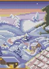 Winter Wonderland Snowy Landscape from Cross Stitcher UK 117