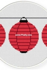 Daily Cross Stitch - Decorative Chinese Lantern
