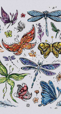 Fun Sheep - Butterflies by Anastasia Kravtsova / Eremeeva