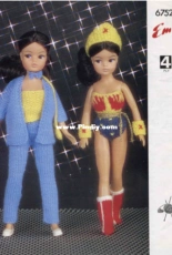 EMU - 6752 - Sindy Disco Girl / Wonder Woman -for 11” fashion dolls by Emu Wools Ltd