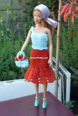 Maguinda Bolsón - Eva dress and bag set for dolls