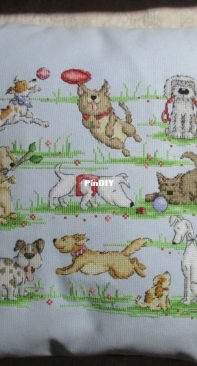 Durene Jones-- Dogs pillow