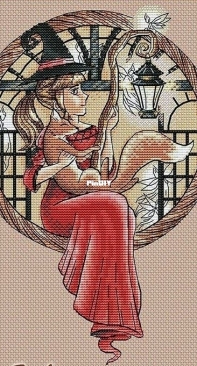 Little Witch With A Lantern by Maria Brovko XSD