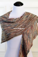 Easy Boomerang Shawl by Kara Gunza-Free