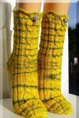 Frühlingszauber bei Romy Socks by Micha Klein/Wolletraum-German-Free