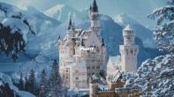 The Cheshire Cats Designs - Neuschweinstein castle in winter
