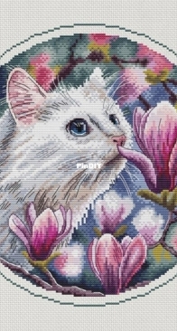 Spring Cat by Nadezhda Nikitina
