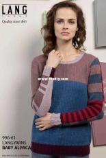 990-61 Lang Yarns Baby Alpaca by LANGYARNS SWITZERLAND-English-German-French-Dutch
