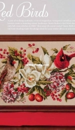 Red Birds by Marie Barber from Just Cross Stitch November - December 2011 PCS + XSD