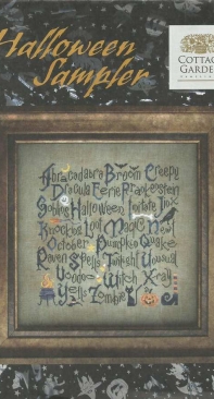 Cottage Garden Samplings - Halloween Sampler XSD