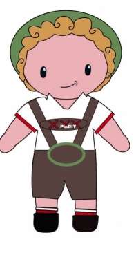 Caros Atelier - Caroline Lucke - Kareltje Lederhosen Outfit - Dutch