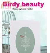 Birdy Beauty by Lucie Heaton / Vintage Style Card
