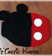 KnitTastic Knots - Mickey Mouse Cape Set - Free
