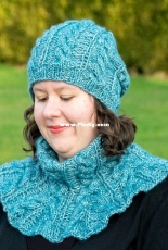 Plexus Hat + Cowl by Jennifer Ruschinski-German-Free