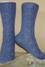 Schlangenlinien Socken by Susanne Kölling -Eng,German-Free