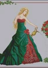 Cross Stitching Art CSA Queen of Water