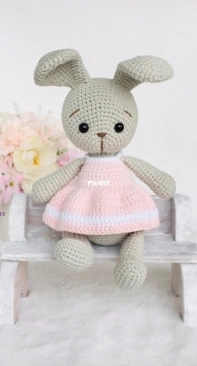 Marizza Toys - Lucy Marizza - Emma the bunny in a dress