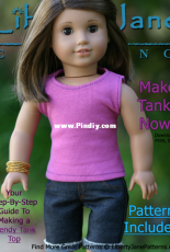 Liberty Jane Clothing - Tank Top for 18" Doll - Free