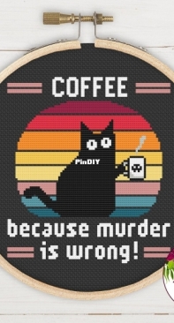 Zahra Design Studio - Coffee Because Murder Is Wrong! PCS + XSD
