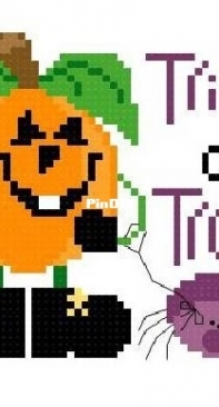 San-Man Originals - Trick or Treat Pumpkin by Sandra Dering
