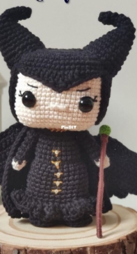 Crocheniacs - Bianca Santos - Maleficent