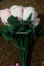 paper roses.