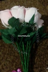 paper roses.