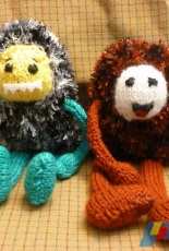 Small Fuzzy Monster by Thora Bey-Free