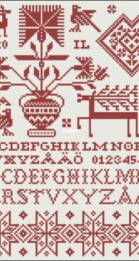 Modern Folk Embroidery - The Deer Sampler XSD+PCS