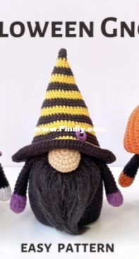 Happy Dolls Handmade - Lucy Magic Pattern - Julia /Kate - Negovorina -  Halloween gnome set