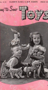 Coats & Clark S-14 Easy-to-Sew Toys