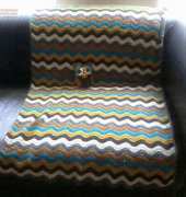 ripple stitch blanket