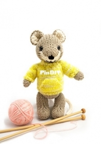 Fuzzy Mittens- Pocket Mouse by Barbara Prime