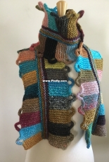 RINGLET BLOCK SCARF by Irina Poludnenko-Free