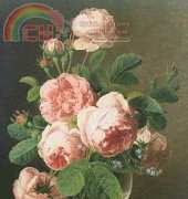 Golden Kite GK 1105 Still Life of Roses in a Glass Vase XSD