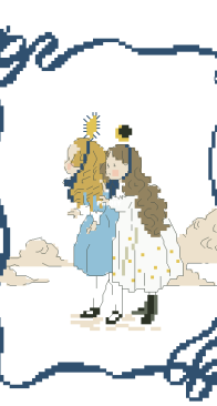 Incredible Cross-Stitch Realm-sun and moon-Illustrator hakoniwa Japan