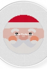 Daily Cross Stitch - Bauble Santa