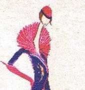 Design Works 2423 Lady with Dog