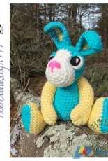 Fiber Doodles - K4TT - Buster the Bunny