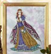 Medieval Lady by Joan Elliott from Cross Stitch Collection 219