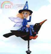 Frowning Francis_Witch Fairy on Bird 375