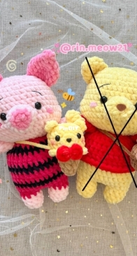 RIN Crochet - rin.meow21 - Linh Dang - Piglet and Friends