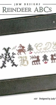 JBW Designs 287 Reindeer ABCs PCS + XSD